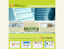 Tablet Screenshot of 4prodesign.com